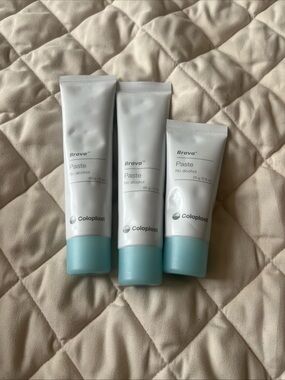 3 Coloplast 12050 BRAVA alcohol free Ostomy Stoma Care Paste 2oz tube NEW